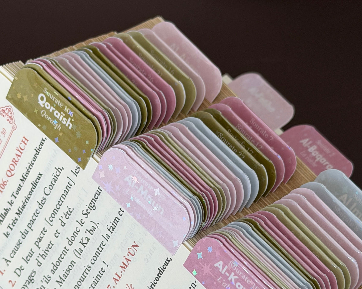 Quran avec onglets Spring