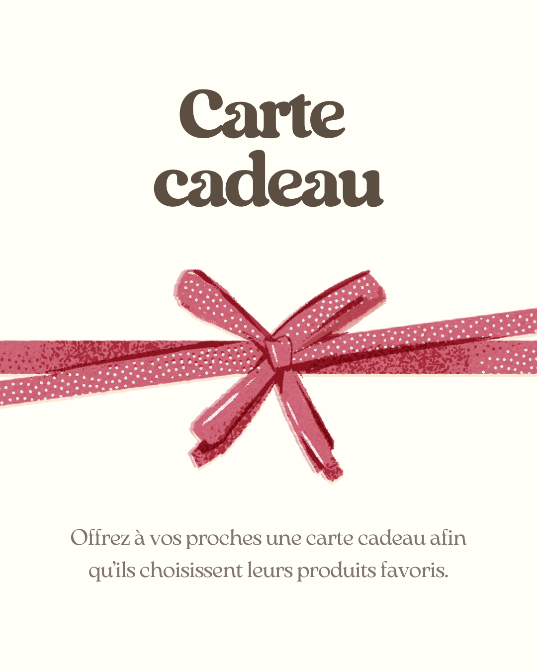 Carte cadeau