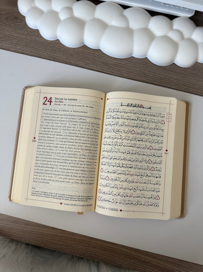 Coran beige bilingue rigide - Tawhid