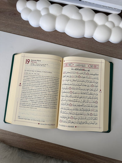 Coran vert bilingue rigide - Tawhid