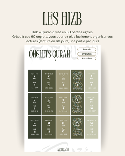 60 onglets hizb