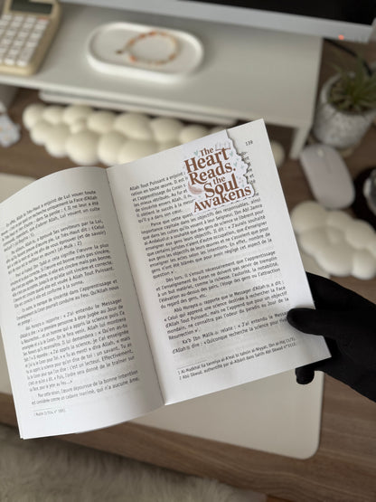 Marque-pages magnétique "The heart reads"