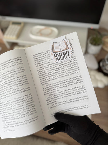 Marque-pages magnétique "Quran addict"